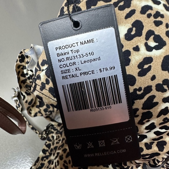 New leopard print bikini top - Picture 6 of 6